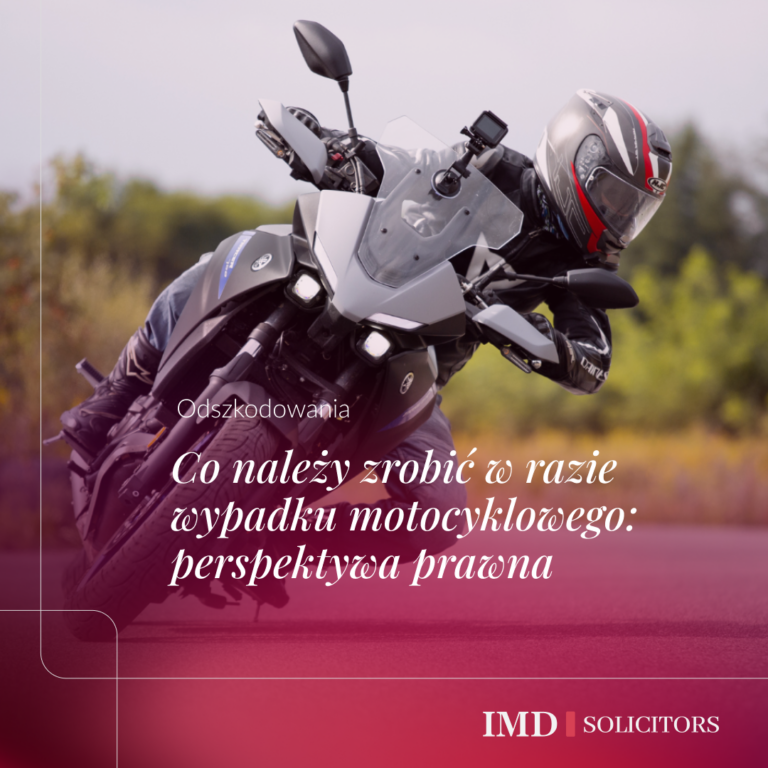 Co należy zrobić w razie wypadku motocyklowego: perspektywa prawna