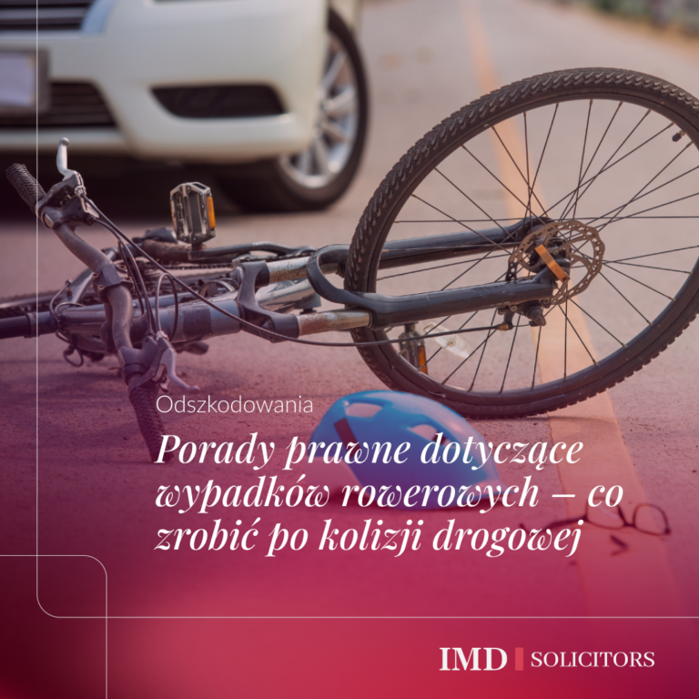 Porady prawne dotyczące wypadków rowerowych – co zrobić po kolizji drogowej